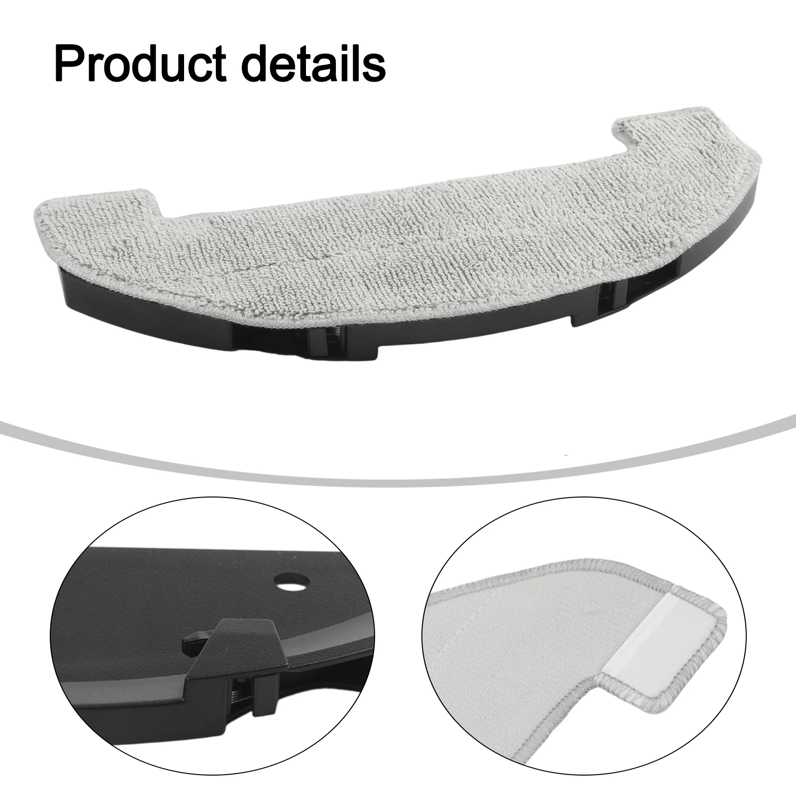Efficient for Cleaning Accessory Kit Robot Vacuum Accessories Mop Bracket Kit Microfiber Mop Pads Optimal Performance Parts