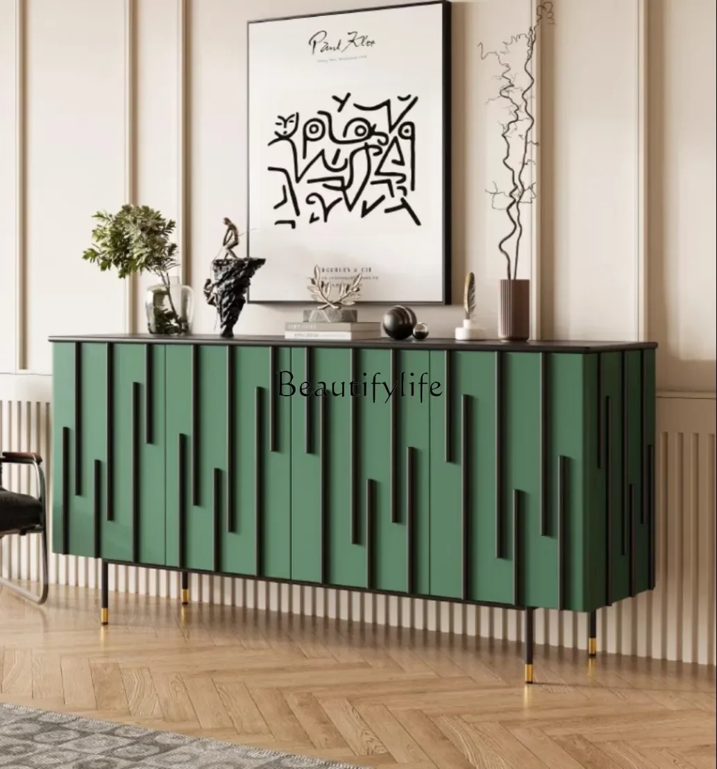 Italian light luxury sideboard, creative and fashionable sideboard, modern bedroom corridor aisle TV cabinet