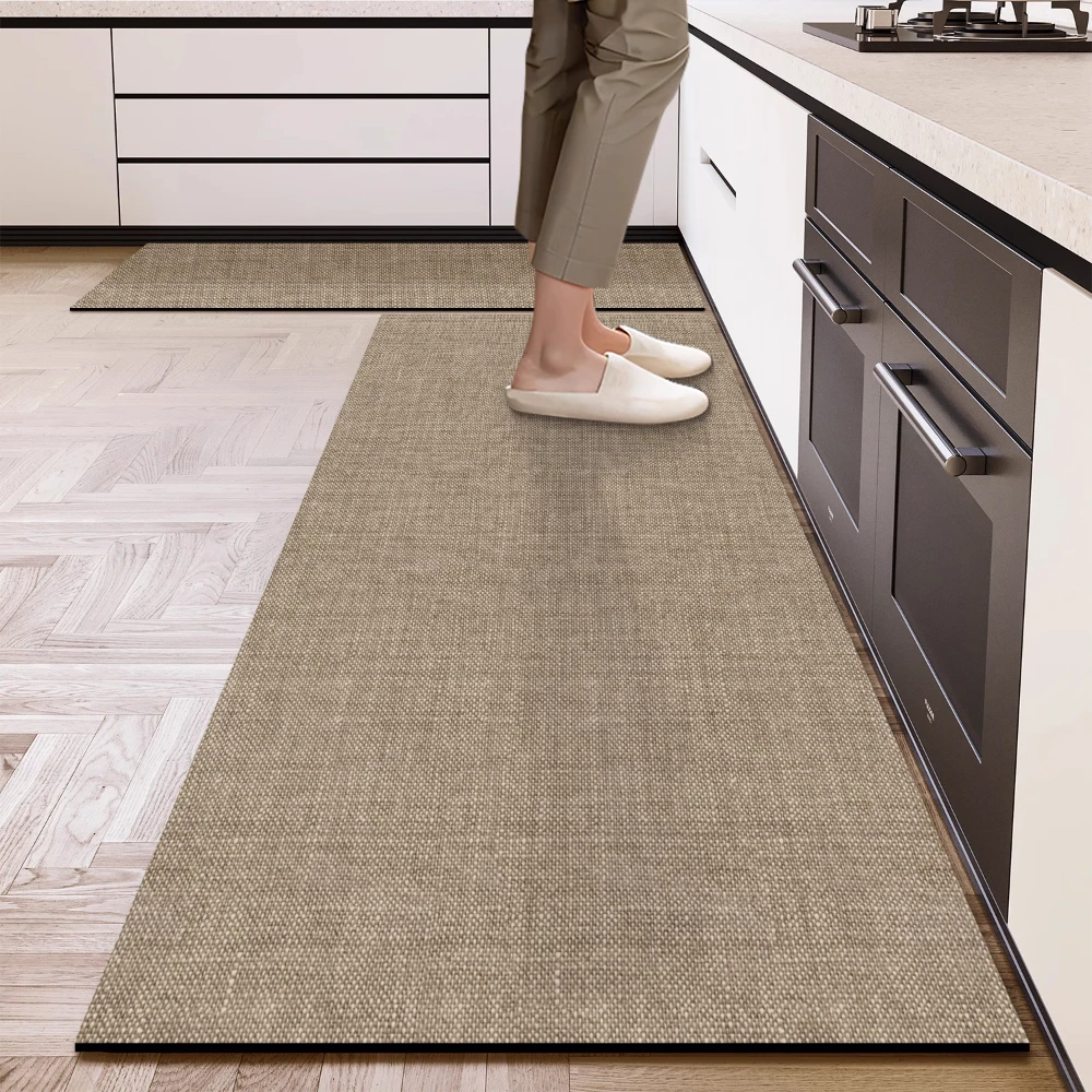 

VIKAMA Коврик для коридора из диатомовой грязи Нескользящий моющийся длинный коврик для грязной кухни Длинный коврик для ванной комнаты Входной коврик