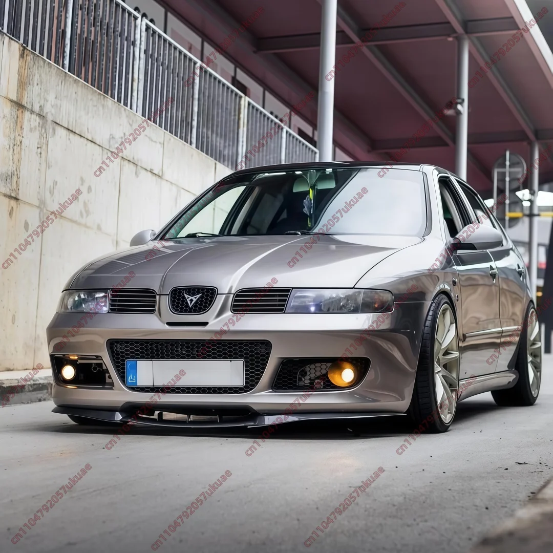 Front Bumper Lip Splitter Spoiler Diffuser For Seat Leon Cupra R MK1 2000 2001 2002 2003 2004 2005 ABS Exterior Tuning BodyKits view 3