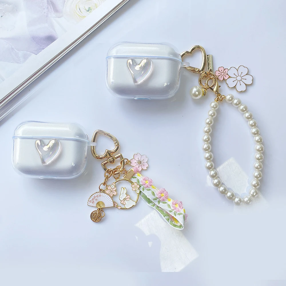 ل Realme Buds T100 T110 T310 T300 T01 غطاء قلادة فاخرة مع سيليكون شفاف حقيبة سماعة الاذن ل Realme براعم T310 غطاء