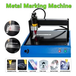 LY Laser Marking Machine 2015/3020 Electric Smart Metal Nameplate Laser Marking Machine Printer Cutting Plotter Coding Machine