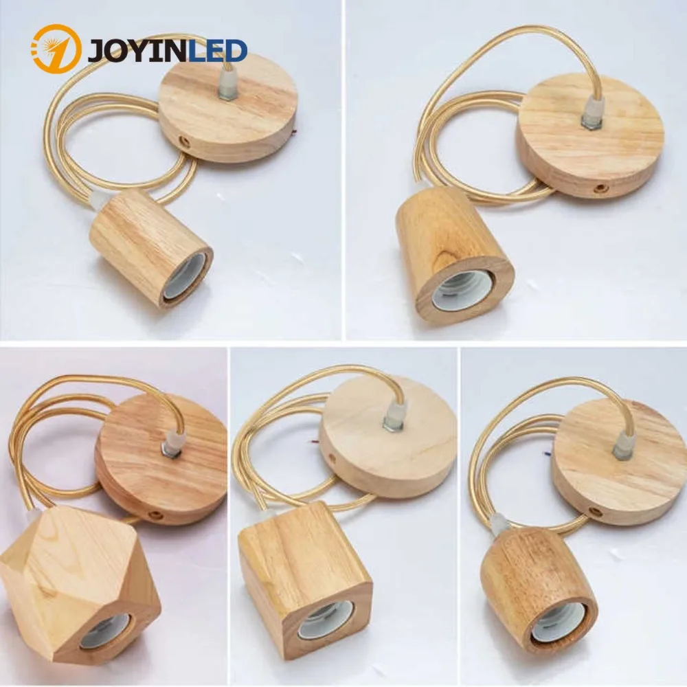 

Подвесной светильник JOYINLED E27 в скандинавском стиле, деревянный, для гостиной, кухни, домашнего освещения