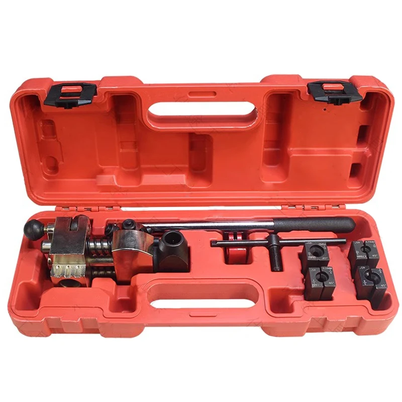 Brake pipe expansion tool can expand 45° single and double layer brake pipes, transmission cooler pipes and fuel pipes