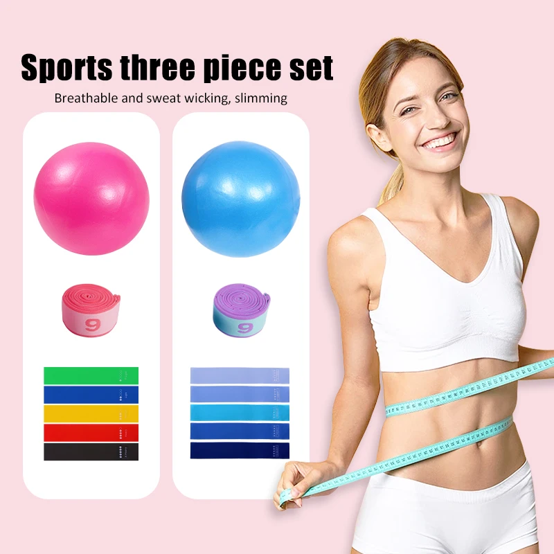 

3 шт. эластичный ремень для йоги, блок для йоги, спортивные эспандеры для упражнений для танцев, гимнастики, тренировок, пилатеса, эластичный пояс