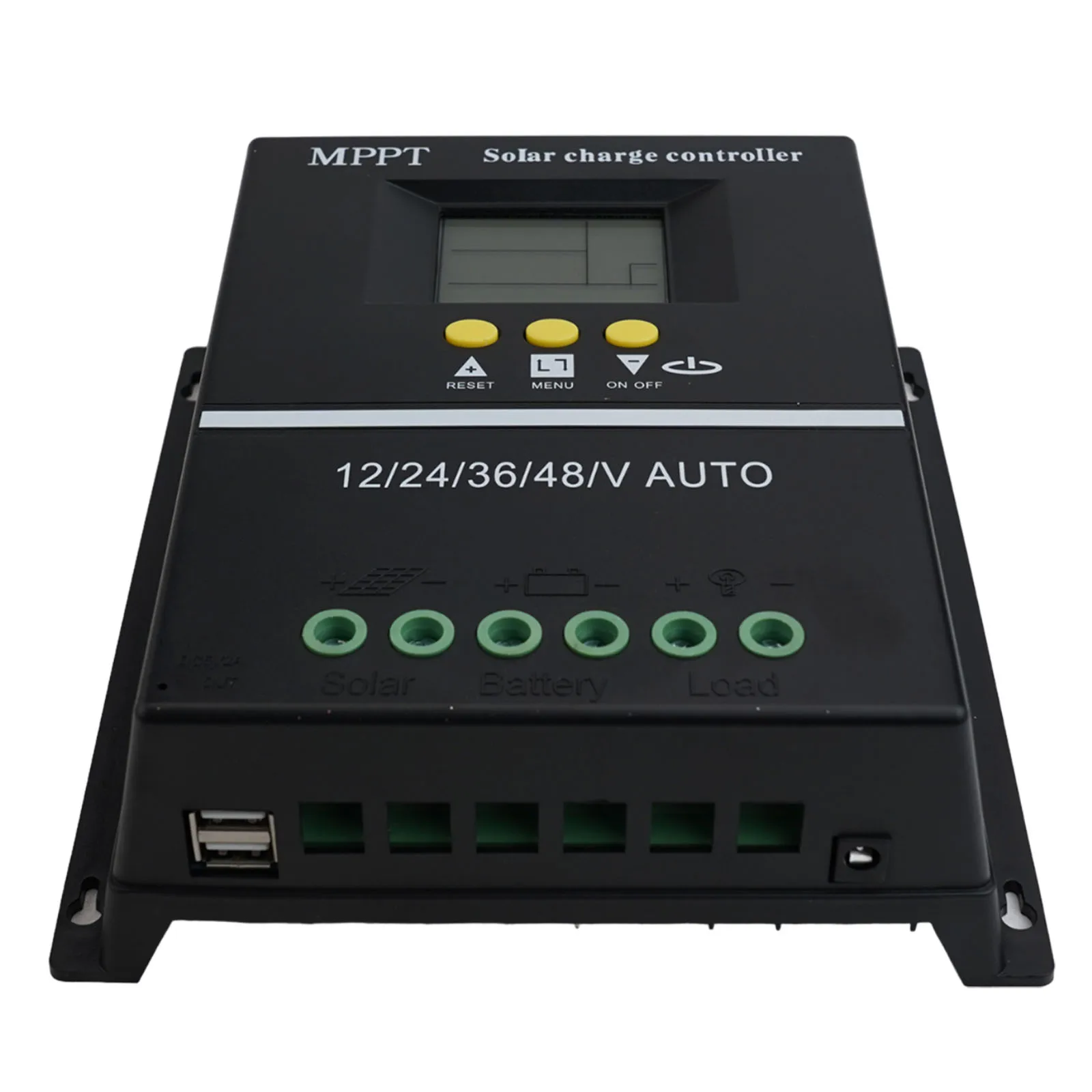 12V 24V 36V 48V Controller 60A, 80A, 100A optional 100A Solar Controller Automatic Voltage Identification LCD for crystal
