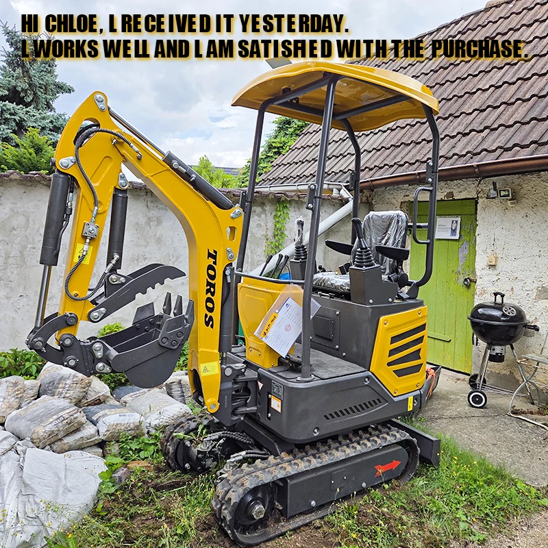

Sale online China Customized mini excavator 1.2 ton micro digger long boom crawler excavators hydraulic