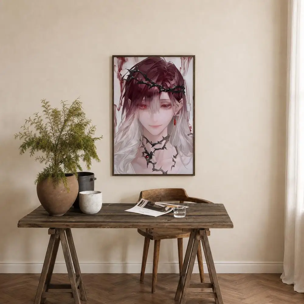 Game Path to Nowhere Poster Self‑Adhesive Waterproof PP Poster Coffee House Bar Wall Art Sticker Room Home Decor
