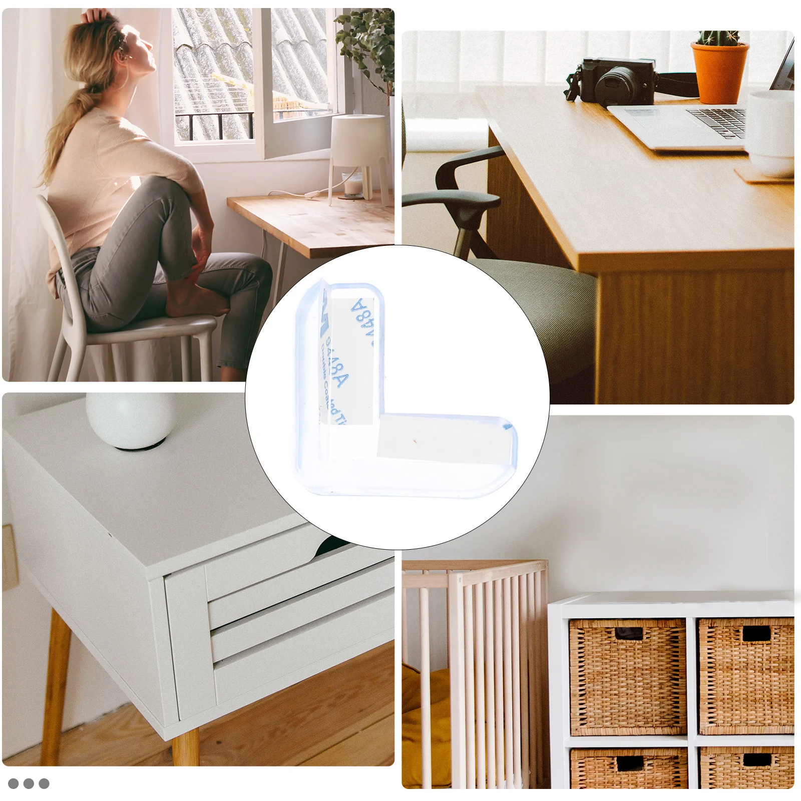 

20Pcs Corner Guards Pads for Furniture Silicone Table Edge Protectors Baby Proofing Bumpers for Home Safety Protection