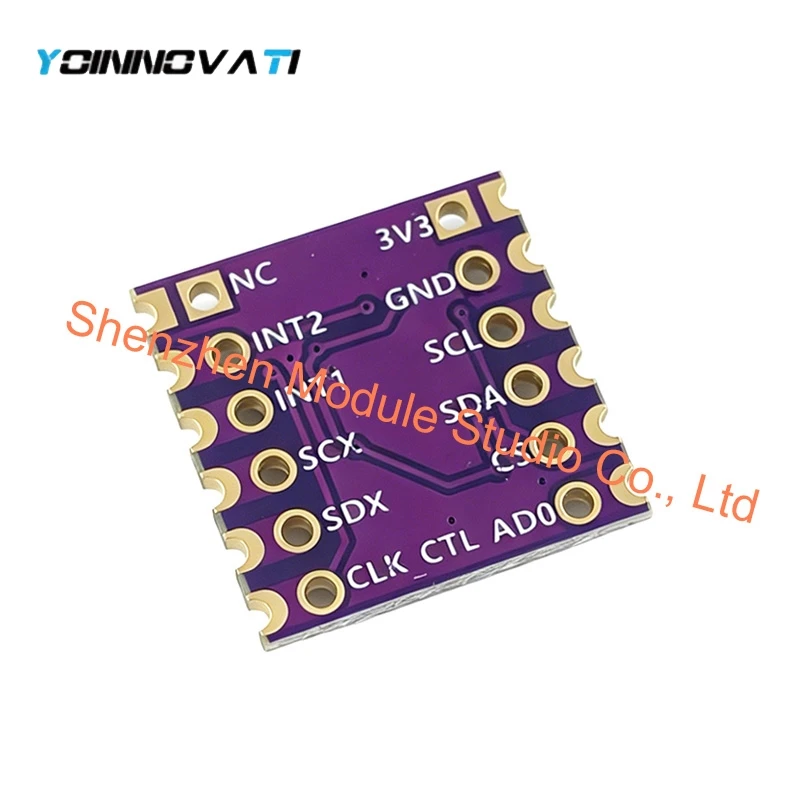 SlimeVR Compatible ICM45686 Six-Axis Gyroscope Accelerometer Module, External Crystal Oscillator, SPI IIC Communication