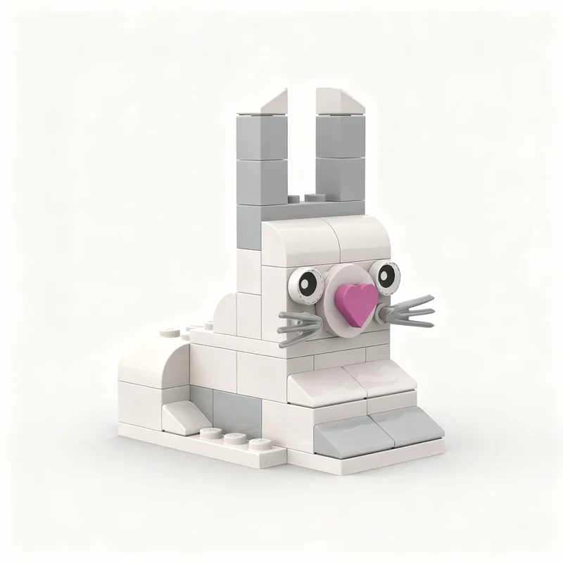 203pcs MOC Classic Easter Model Building Blocks Construction Assemble Toys Christmas Gifts DIY Creative Idea Education Brick