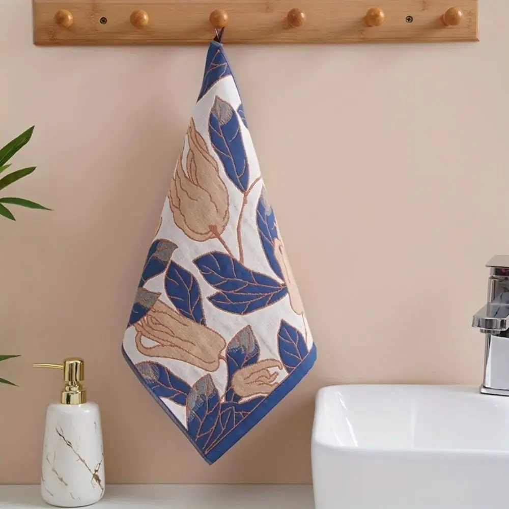 34x40cm Large Hand Towel Kitchen Towel 4Layer Cotton Gauze Pure Cotton Dish Cloth Quick Dry Decorative Tea Towel Home Restaurant