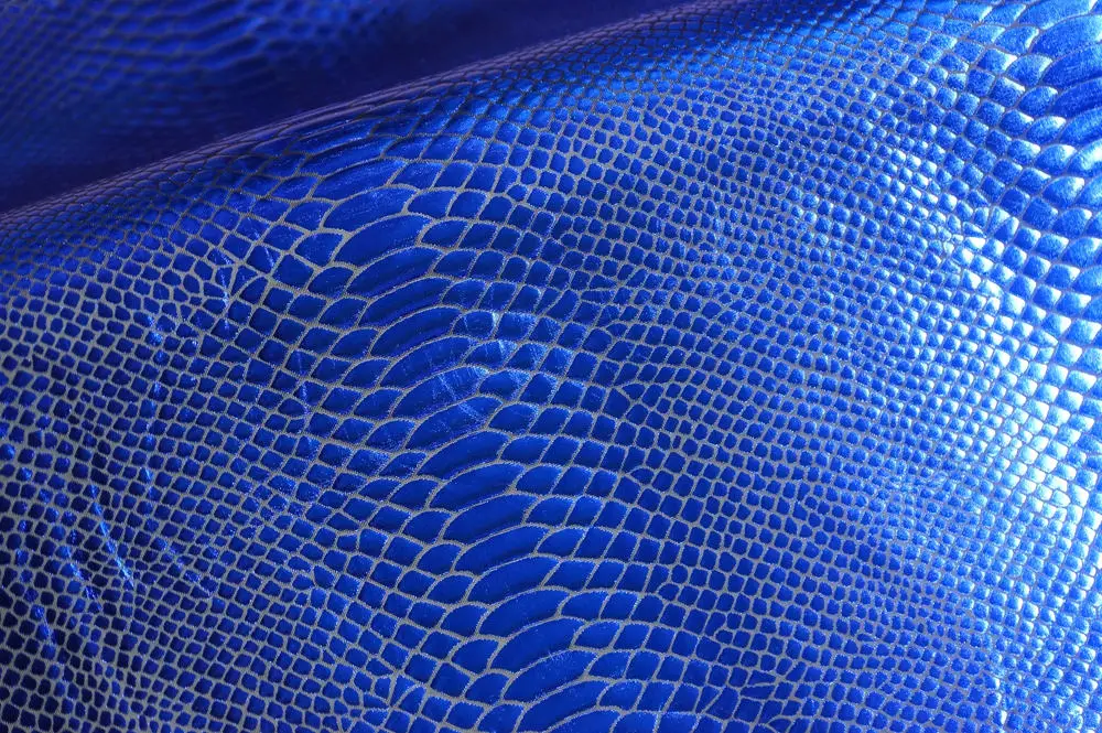 Four sided elastic filament licra spandex bronzing fabric, dance and gymnastic clothing fabric pattern (snake skin pattern)