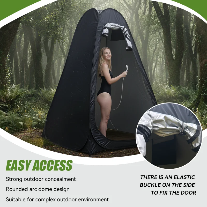 

Portable Outdoor Bike Shelter Tent with Thickened Oxford Cloth Personal Protection Canopy for Travel Hiking And Cycling