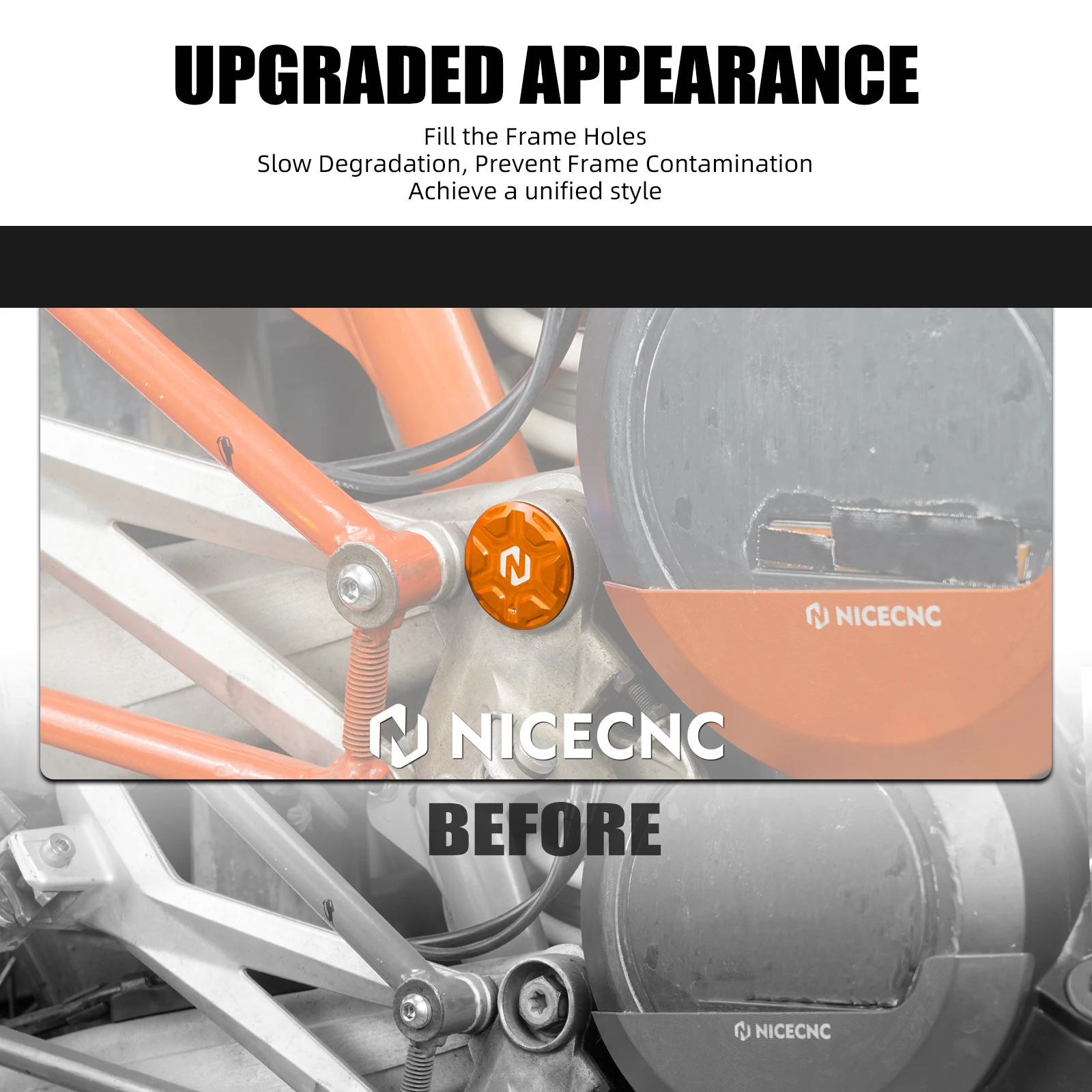 Für KTM 690 Enduro R SMCR 2008–2025, 24 Schwingen-Drehlochstopfen für Husqvarna 701 Supermoto/Enduro GasGas 700ES 700SM 2022–2025 – Detail 9