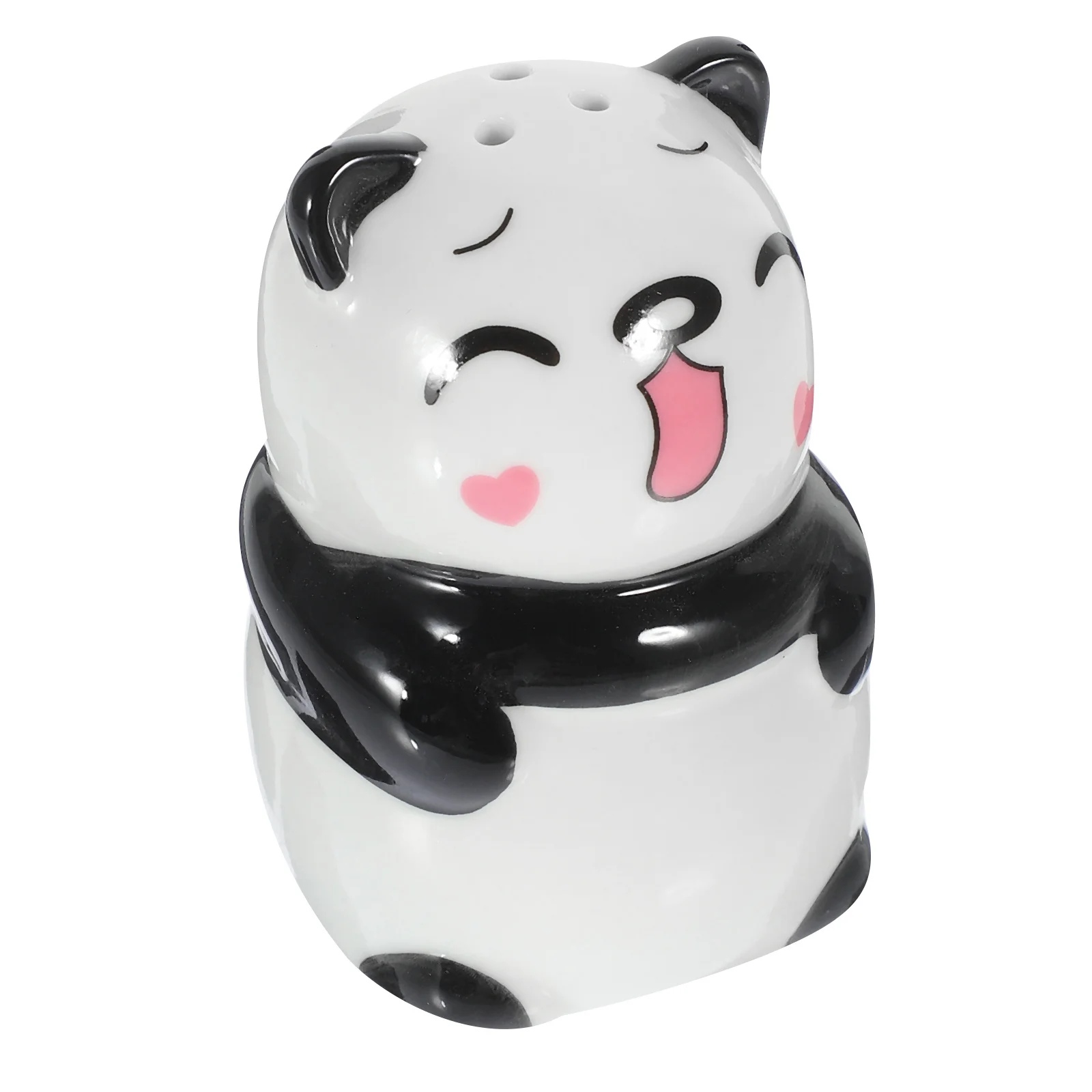 

Panda Molding Ceramic Pepper Shaker Salt Jar Stable Kitchen Seasoning Bottle Multipurpose Spice Storage Cute Household Jar