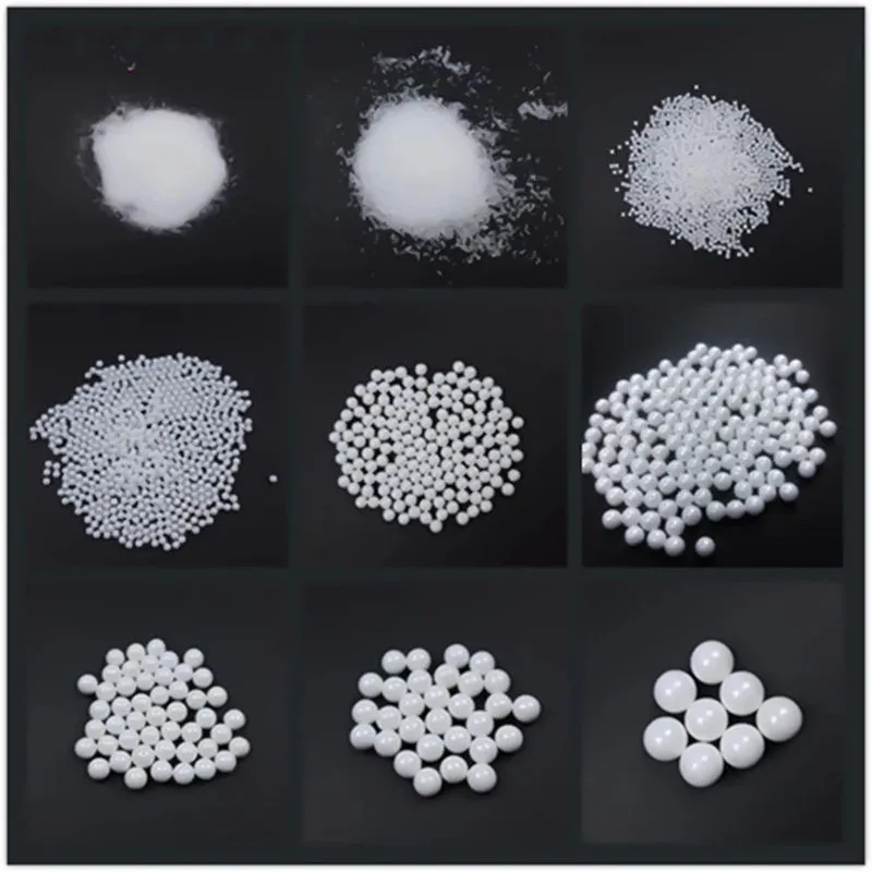 ZrO2 Ceramic Bearing Ball Diameter 1.588mm-15.875mm Zirconia Ball High-precision Wear-resistant Insulation Bead