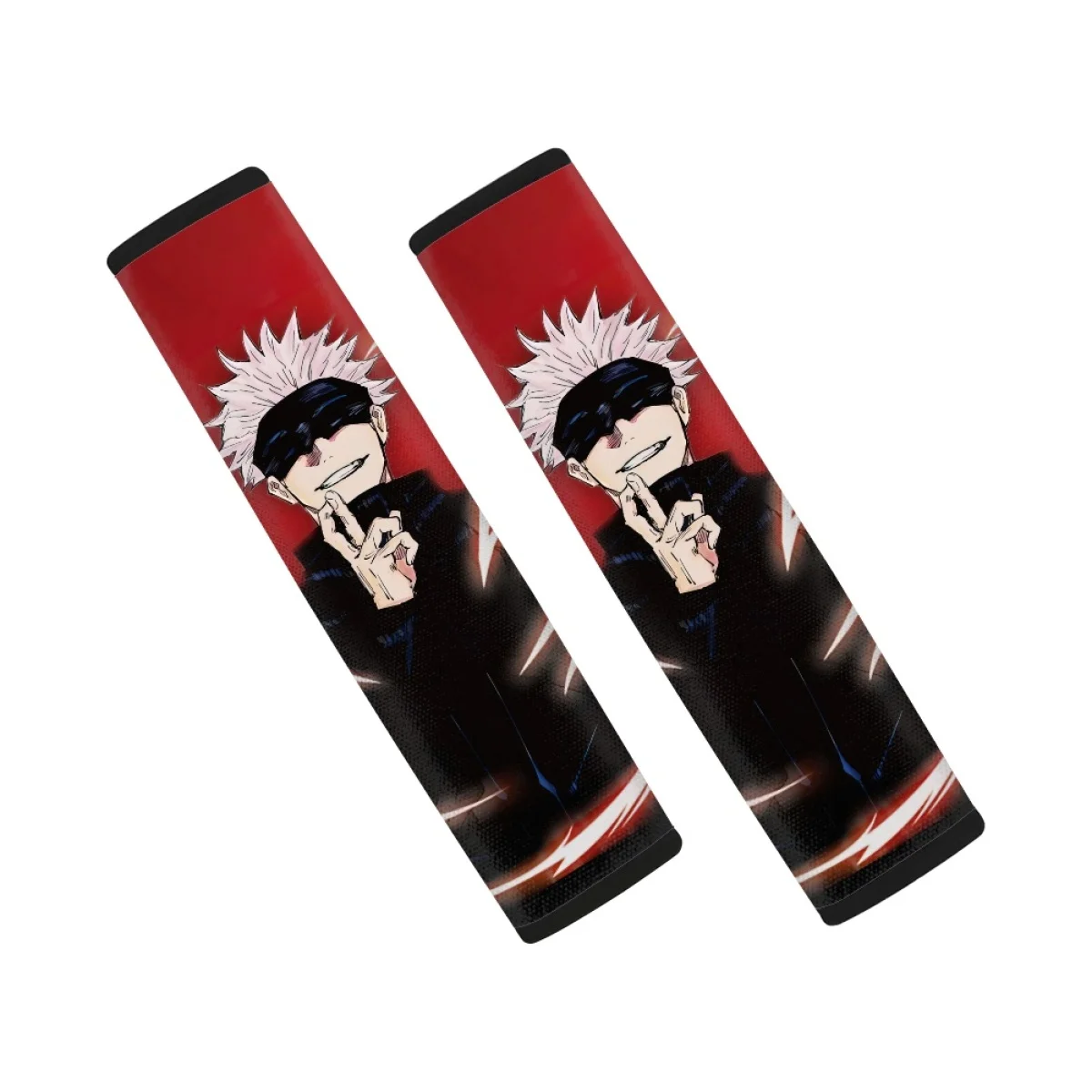 Japanese Anime Jujutsu Kaisen Print Car Seat Belt Pads Cover Brand Design Interesting Anti-dirt Automotive Seatbelt Accessories