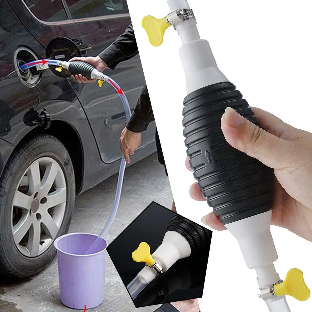 Oil Saver Manual Oil Extractor Gasoline Suction Device, Fuel Transfer, Car Diesel Siphon, Gas Pump With Suction Cup Car Accessor