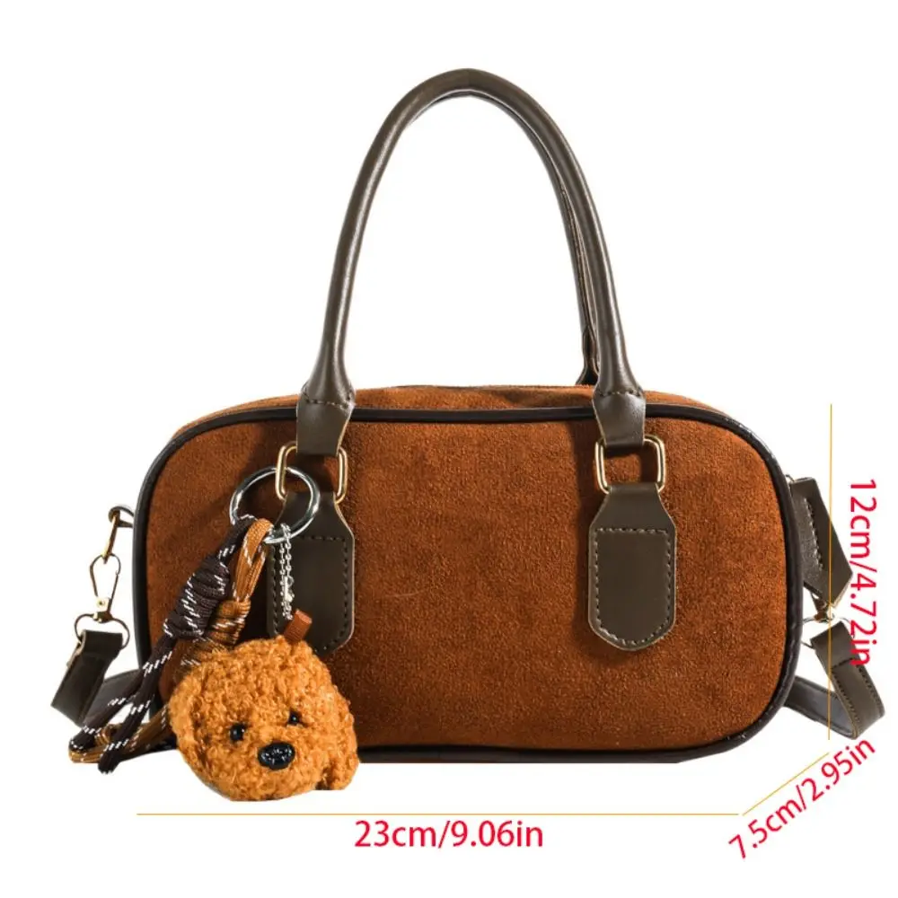 المحمولة بو الجلود الجلد المدبوغ البولينج حقيبة يد الكورية نمط بولي PU بوسطن حقيبة سعة كبيرة بلون صغير مربع حقيبة السفر