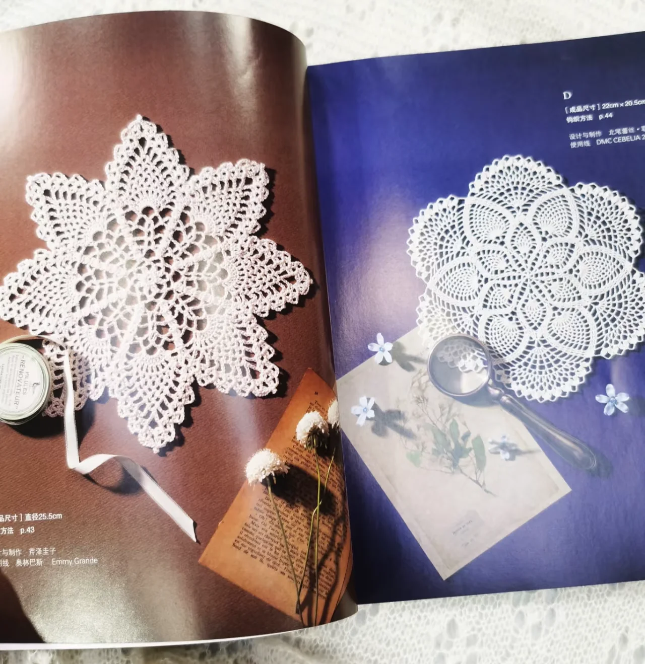 Applemints: Tiny & Cute Crochet Lace Doilies – Small Lace Mat Patterns By Japanese E&g Creates