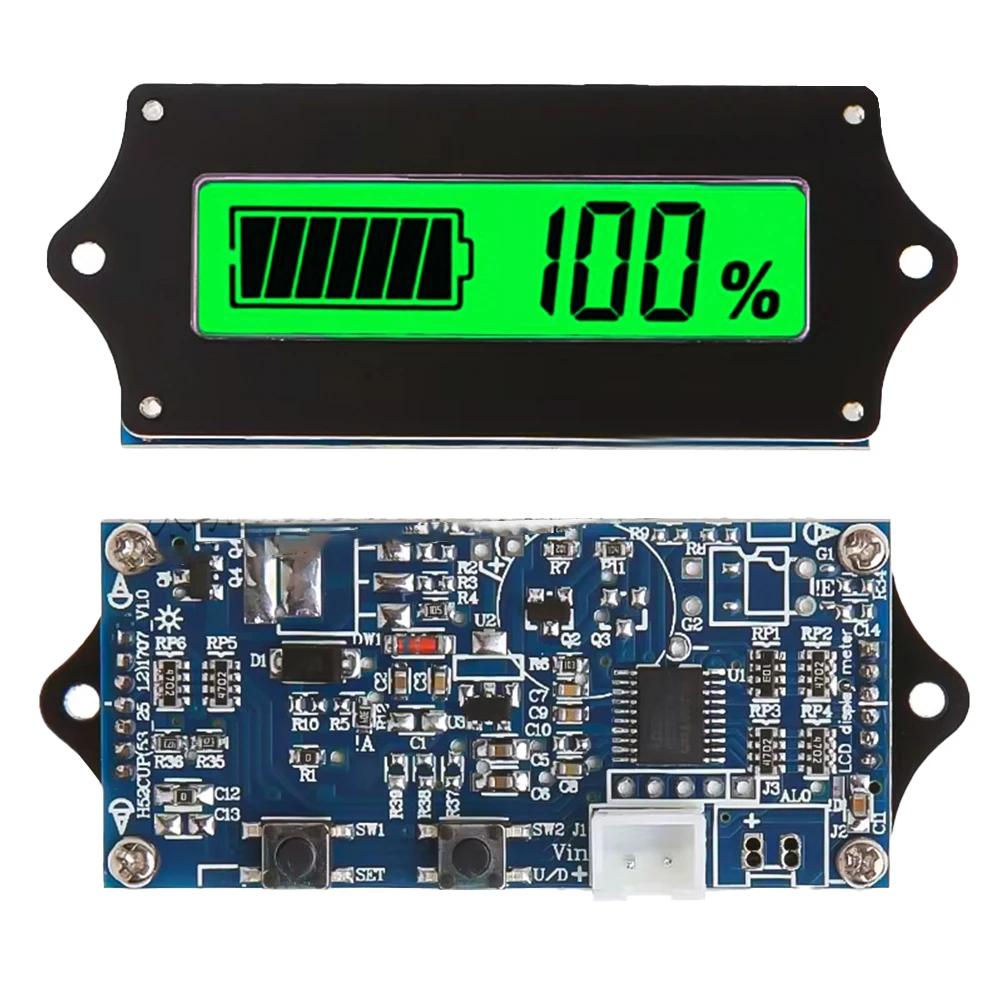 12V/24V/36V/48V Acid Lithium Battery Capacity Indicator LED Battery Tester Charge Level Indicator Power Level Detector Test