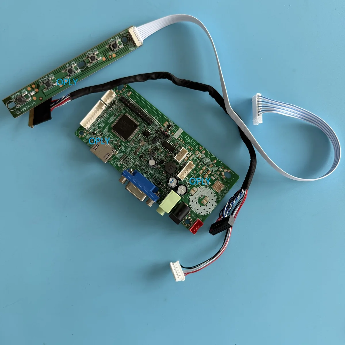 

Комплект контроллера VGA 58C, совместимого с HDMI, для светодиодной панели B089AW01 V0/V1/V2/V3 1024×600 8,9 дюйма, 40-контактный LVDS LCD-монитор, DIY-комплект для самостоятельной сборки.
