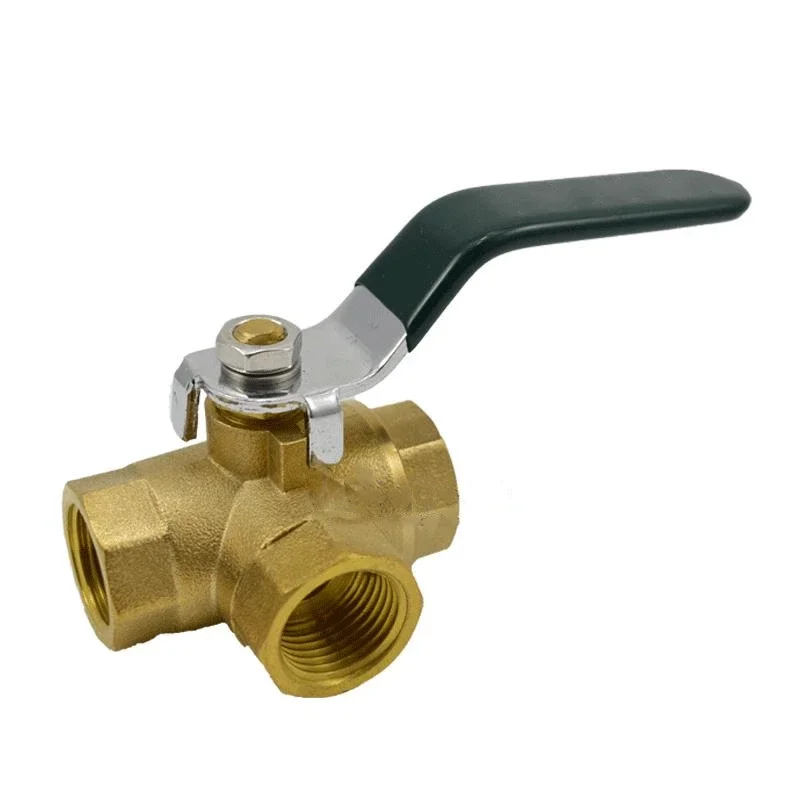 

1/4" 3/8" 1/2" 3/4" -2" Tee 3 Ways Full Port T-Port L-Port Brass Ball Valve