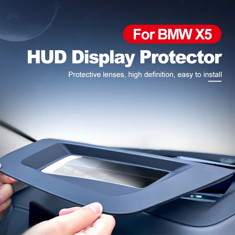 

For BMW X5 2023 2024 Car Hud Display Protective Cover AR Double Coated HD Glass Anti Reflection Head Up Display Protector