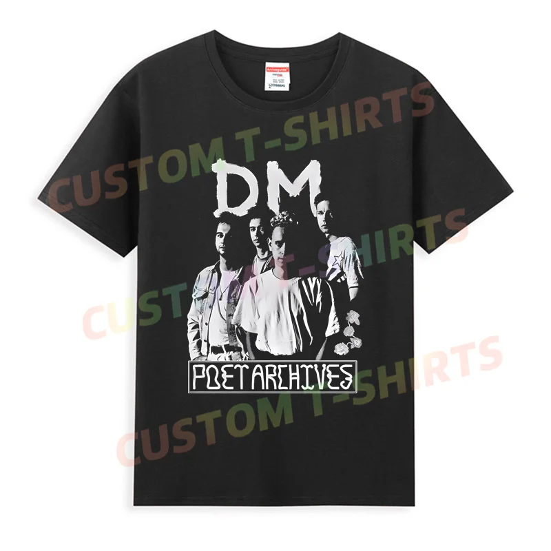 2024 heißer Verkauf Sommer Baumwolle Depeche Verletzer schwarz Feier Ultra Album Grafik T-Shirt Männer Hip Hop Streetwear-Modus T-Shirt