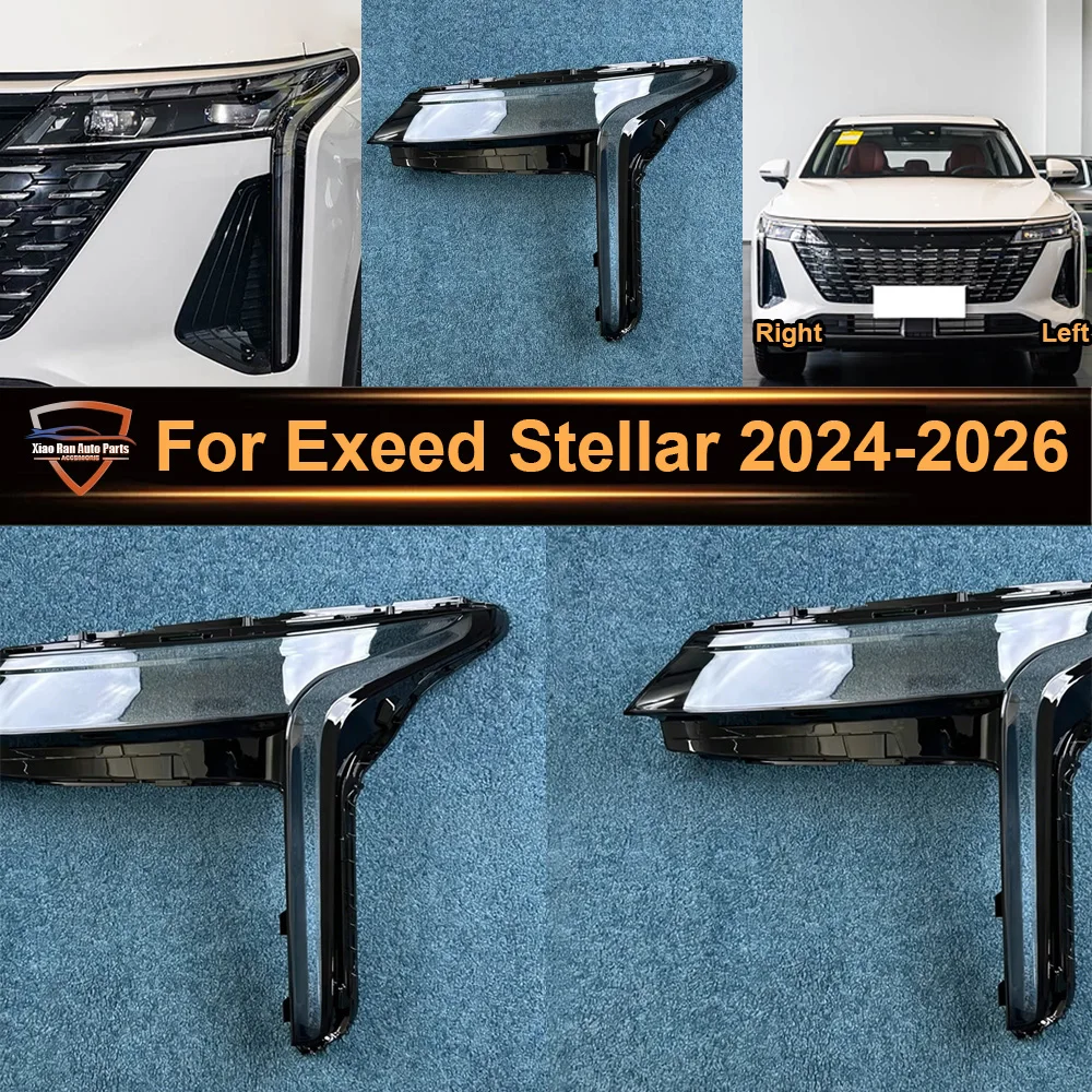 

For Exeed Stellar 2024-2026 Headlight Housing Shell Lamp Shade Lens Transparent Headlamp Cover Plexiglass Auto Replacement Parts