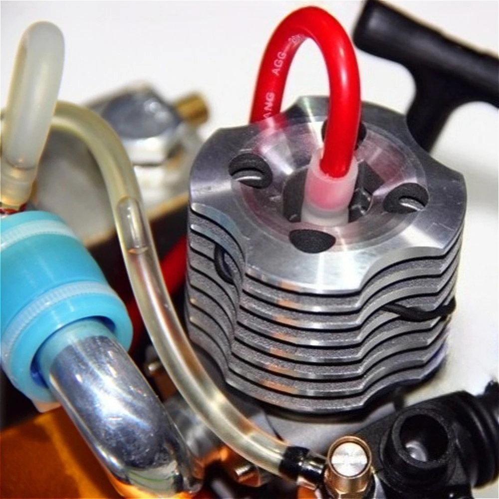 16 Grade Methanol Engine Low Voltage 12V Generator Pull Start Voltage Display Side Exhaust Metal Precision Engine Model
