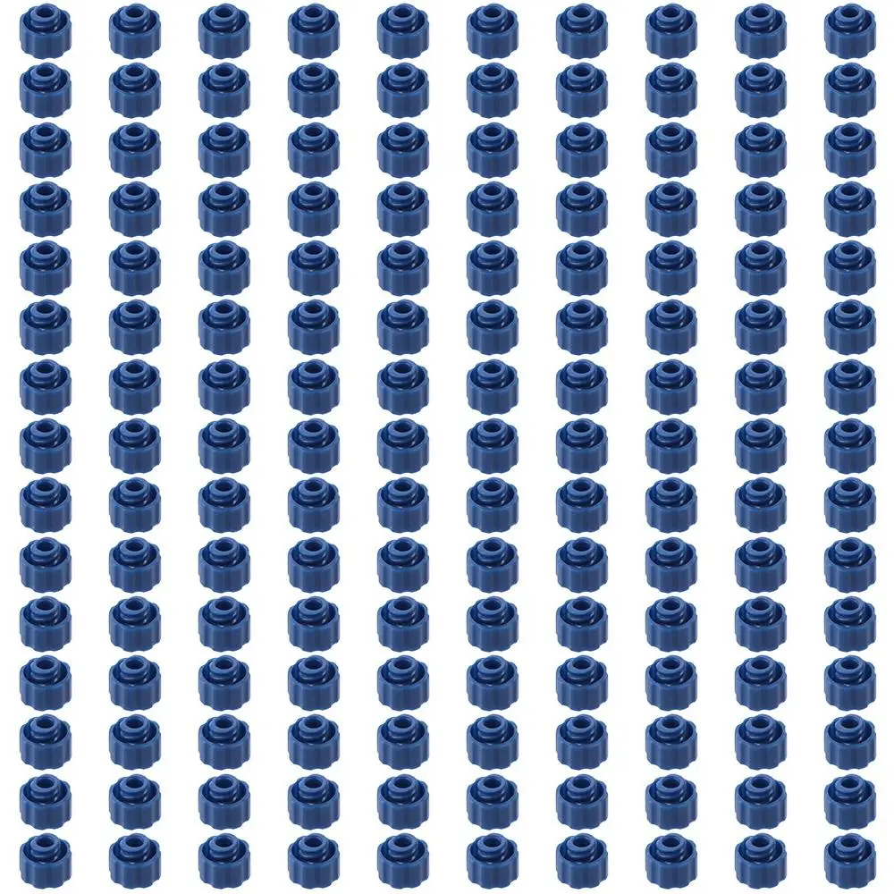 Blue Syringe Tip Caps Feeding Tubes Plastic No Needle Lock Cap Tip Cap