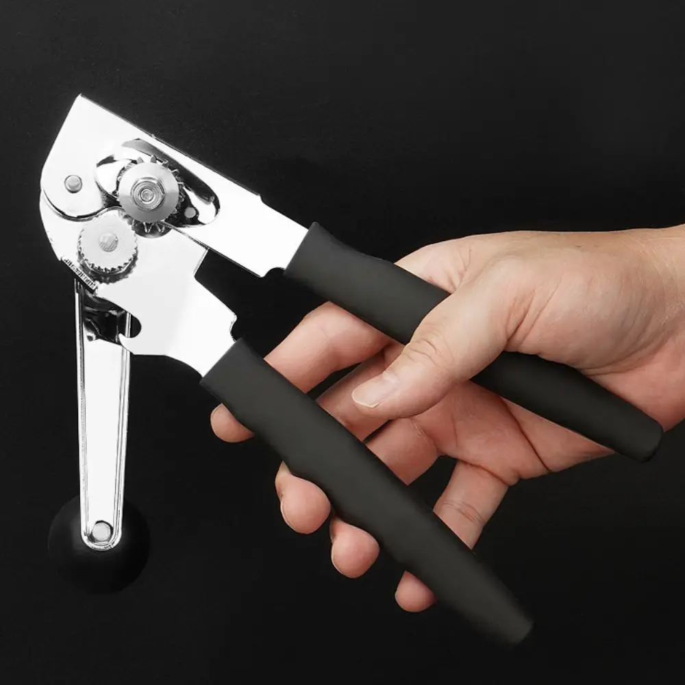 

Manual Hand Crank Can Opener High Hardness Anti-corrosion Bottle Opener Professional Heavy Duty Beer Opener Grocery