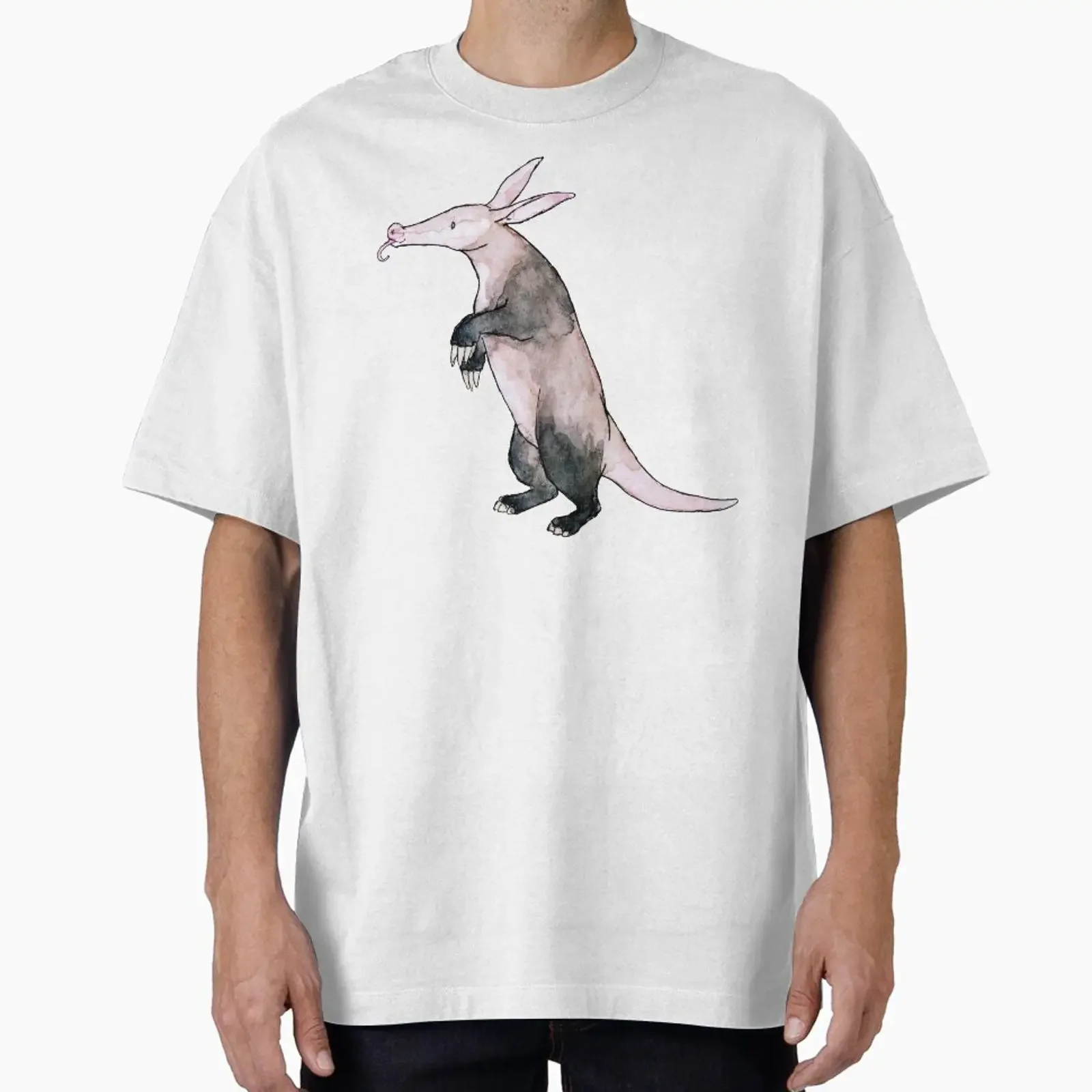 Aardvark Watercolor No Background designed and sold by Steph Flinders vintage Washed Casual Slightly Comfortable Versatile