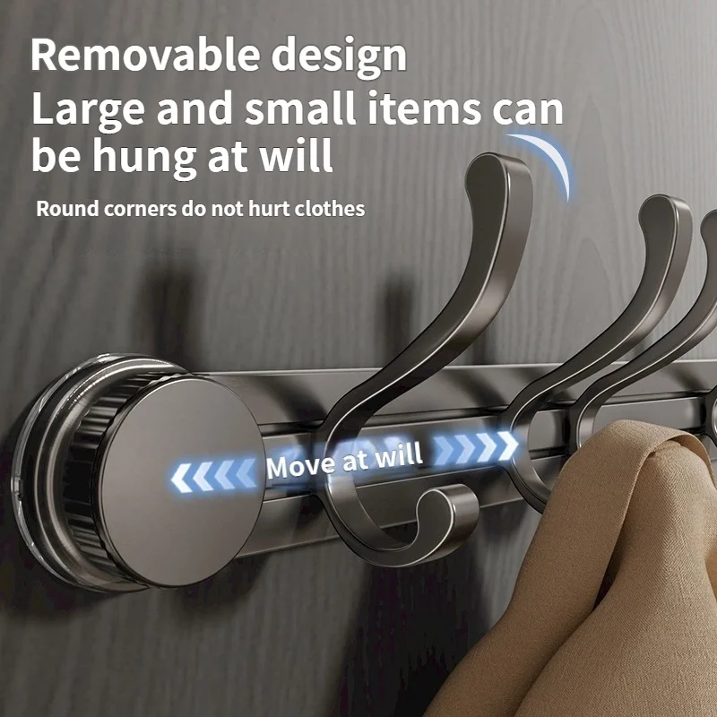 Suction Cup Wall Hooks, No Drill Multipurpose Hanger for Kitchen & Bathroom - view 3