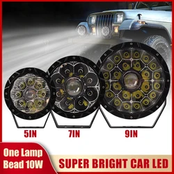 Car High Bridges Search Light Spotlight LED Bulbs for Long Range 4x4 Driving Led Off Road Flood Beams Car Truck ATV SUV 10-30V