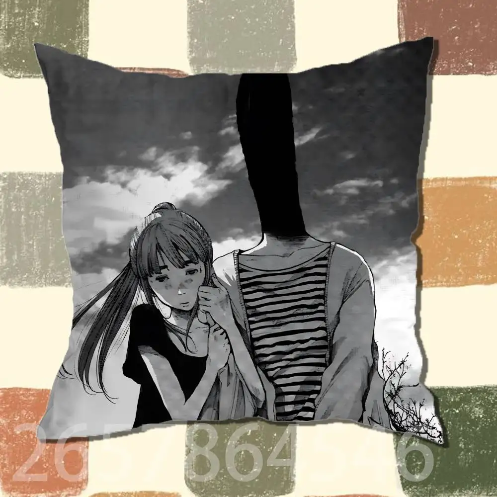Anime P-Punpun Printed Pillow Cover Cushion Case Simple Sofa Pillow Case No Pillow Core