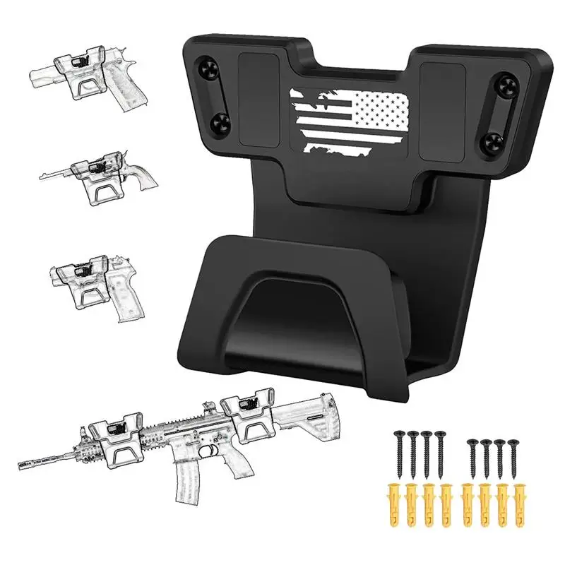 Tactical Magnet Gun Mount with Safety Protection Device Wall Mounted Display Stand Concealed Heavy Duty Magnetic Gun Holder