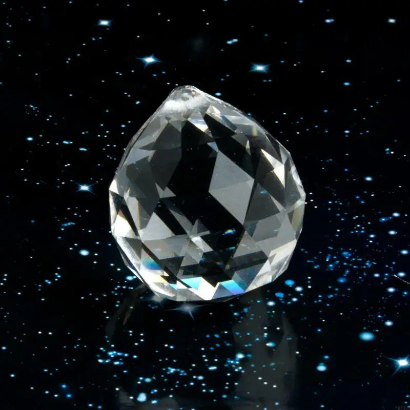 W8kb Clear Crystal Lamp Ball Prism Trang trí đám cưới 20 mm