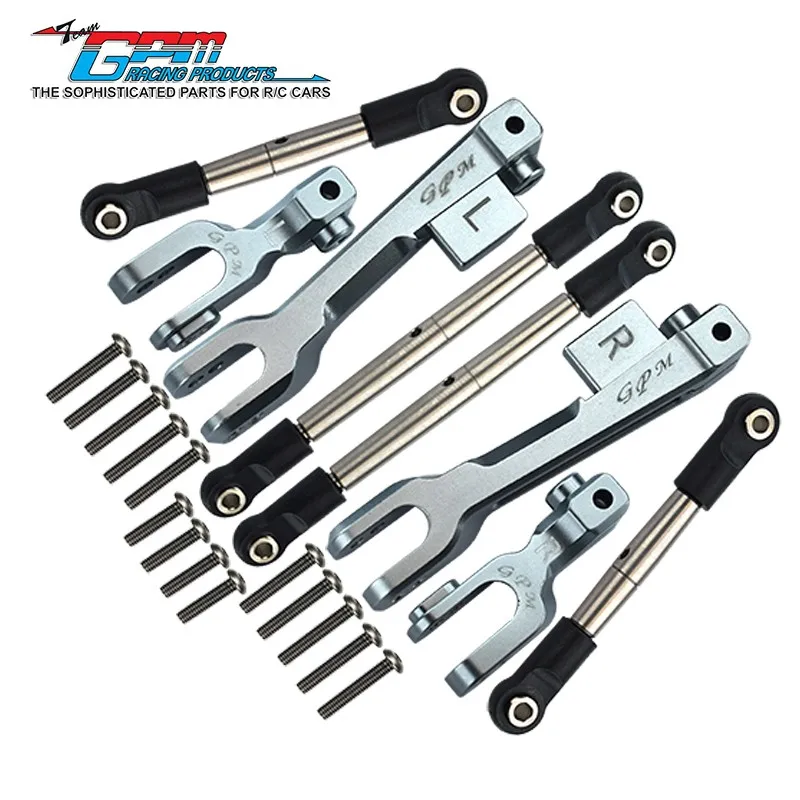 GPM Alloy Stabilisatorstang voor & achter & RVS-koppeling voor TRAXXAS 1/7 UDR DESERT RACER-85076-4