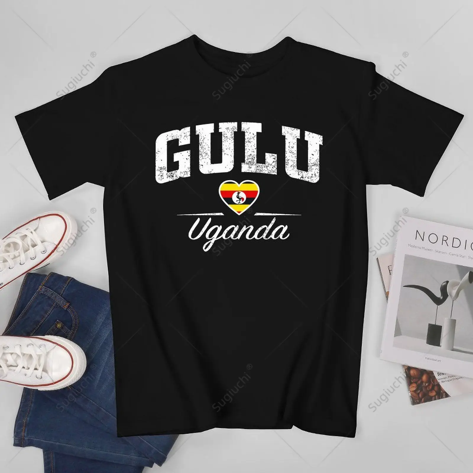

Unisex Men Uganda City Gulu Tshirt Tees T Shirts Women Boys 100% Cotton T-Shirt