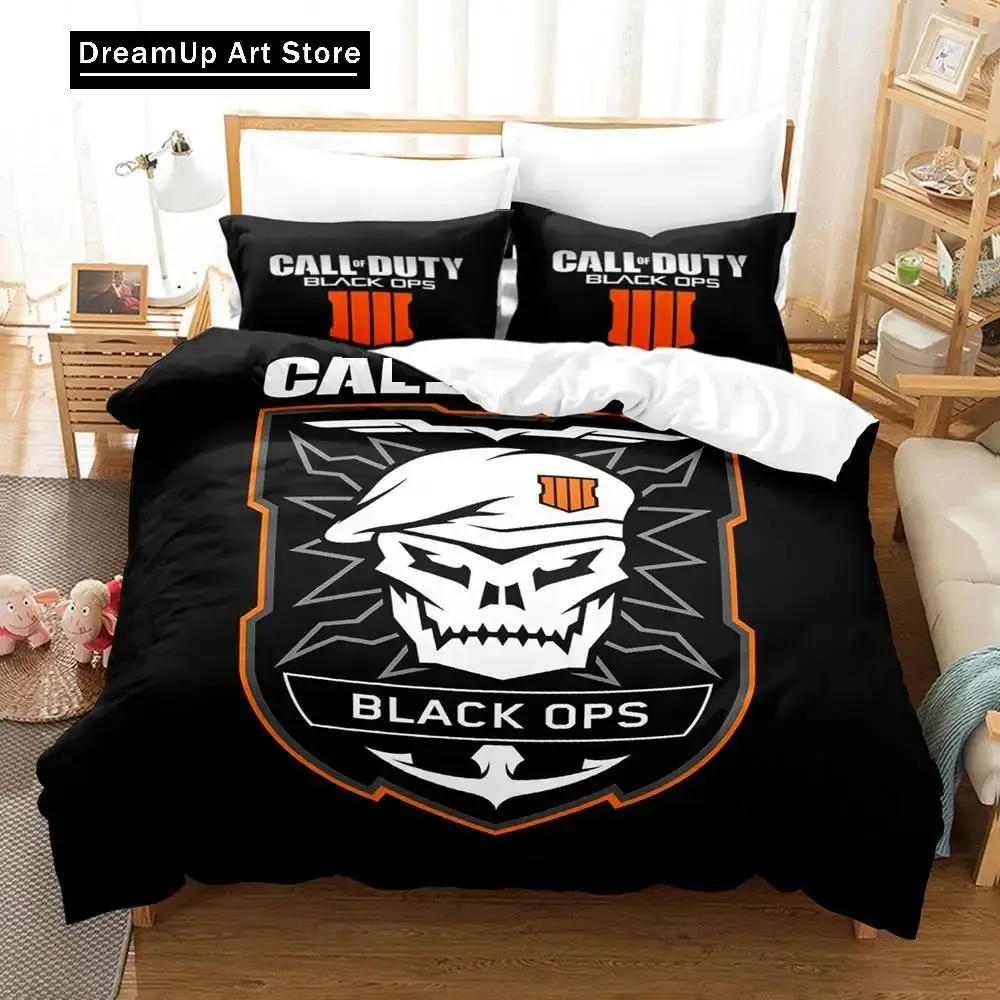 3D Print Fashion Game Call of Duty Bedding Set Boys Girls Twin Queen King Size Duvet Cover Pillowcase Bed boys Adult Bedroom