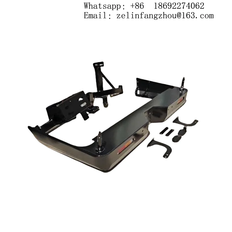 High Quality Auto Accessories For Land Cruiser LC 76 Easy Installation Rear Bumper With Tow Hook Cut-Outs New Condition