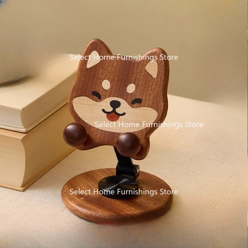 

Suitable for Cute Mobile Phone Holder Foldable Rotary Adjustment Office Desktop New Flat Support Rack