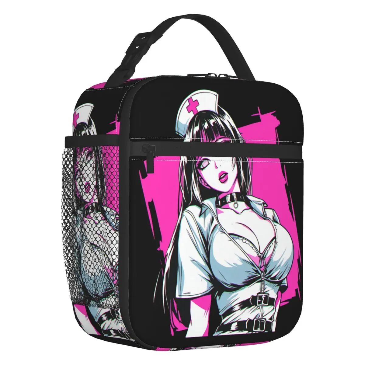 

Custom Narutos Uzumaki Anime Insulated Lunch Bag for Women Men Waterproof Cooler Thermal Lunch Tote School