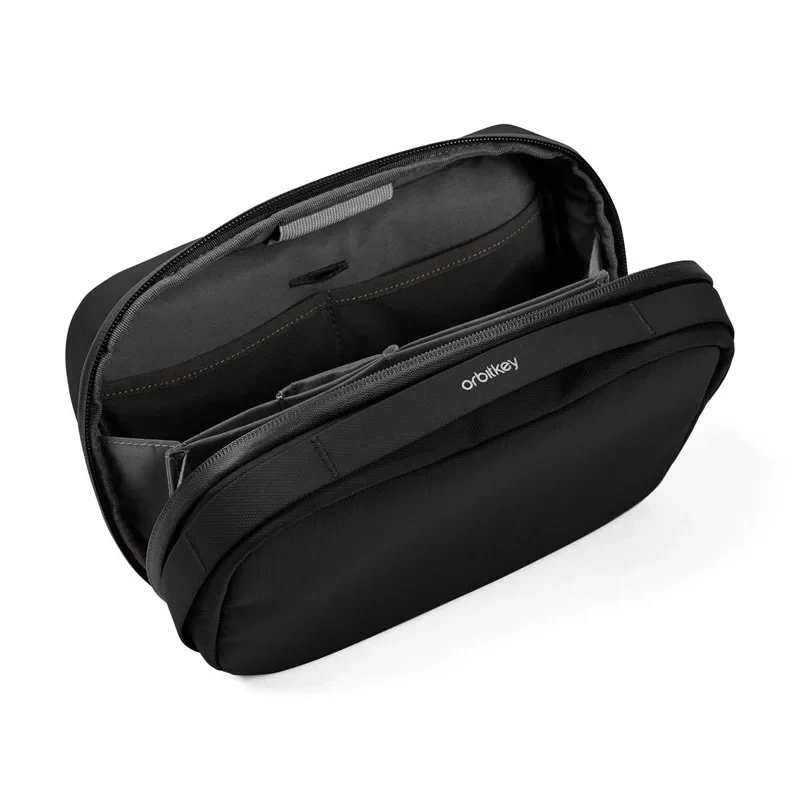 Original Orbitkey 2-in-1 Detachable Tech Organizer Waterproof Cable Pass Through Wear Resistant Double Layer Travel Pouch