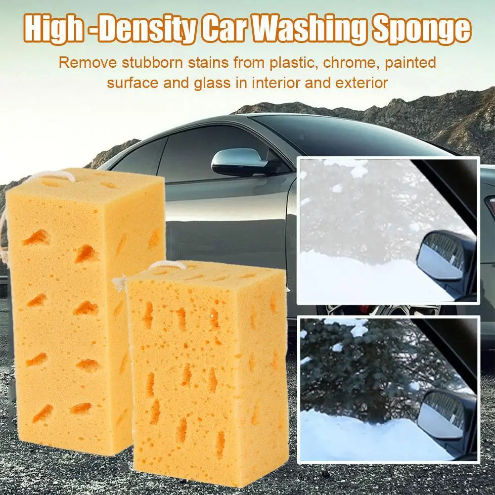 Soft Honeycomb Grande Car Wash Esponja, Esponja De Limpeza, Coral Acessórios, Bloco, Grosso, Absorvente, Ferramentas, Suprimentos, B2Q9