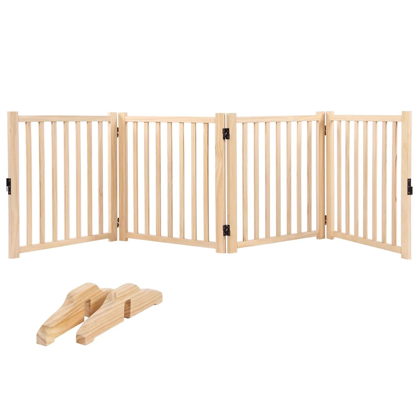 

Fence Solid wood Cat-proof door Fence Indoor dog cage Foldable