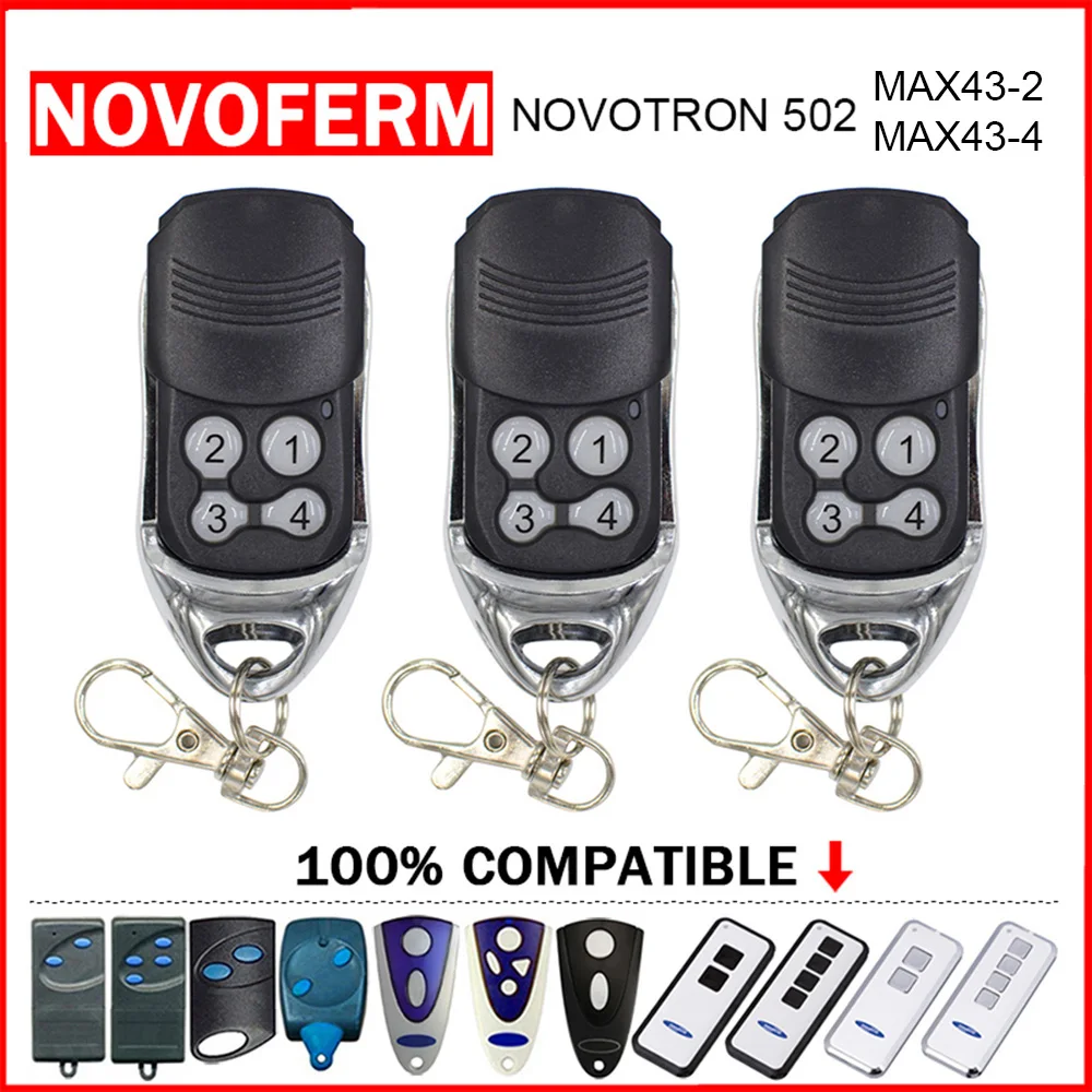 

3 шт., NOVOFERM NOVOTRON 502 MAX43-2 512 MIX 43-2 504 MAX43-4 пульт дистанционного управления для гаражных дверей